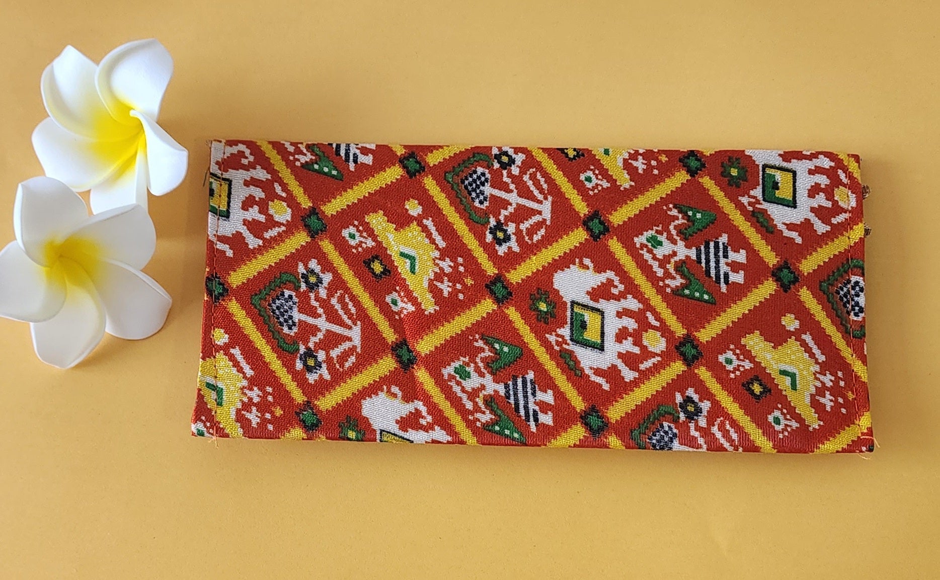 red and pink color printed Designer Shagun Envelope