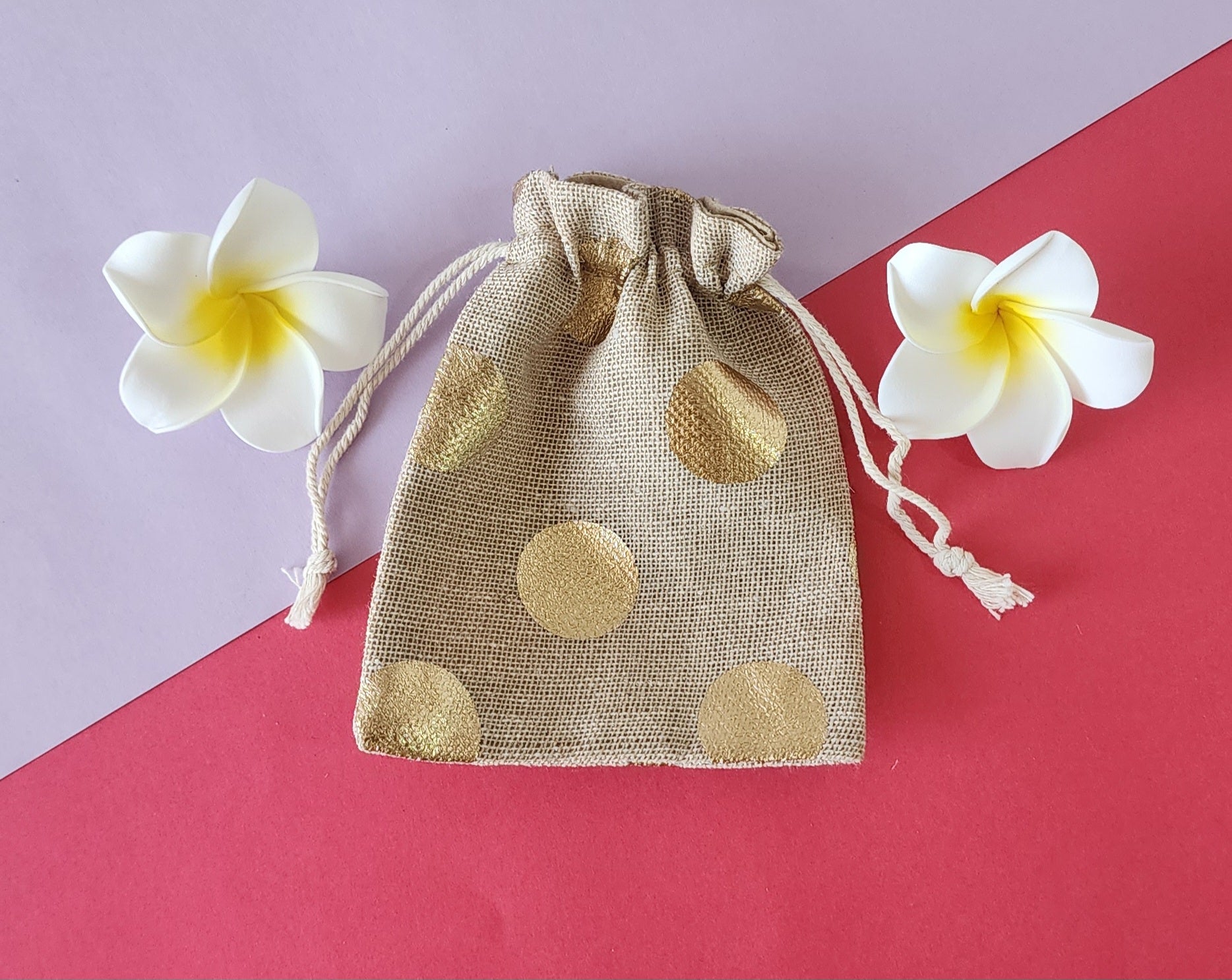 beige Designer Potli pauch