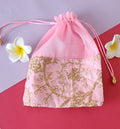 Pink Designer Potli bag