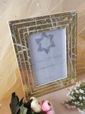 Best Foil Golden Photo Frame with flowers around it