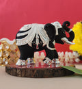 black and silver Elephant for Vastu side photo