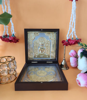 Medium Lord Mahavir Pocket Temple for Gifting and Home Decor
