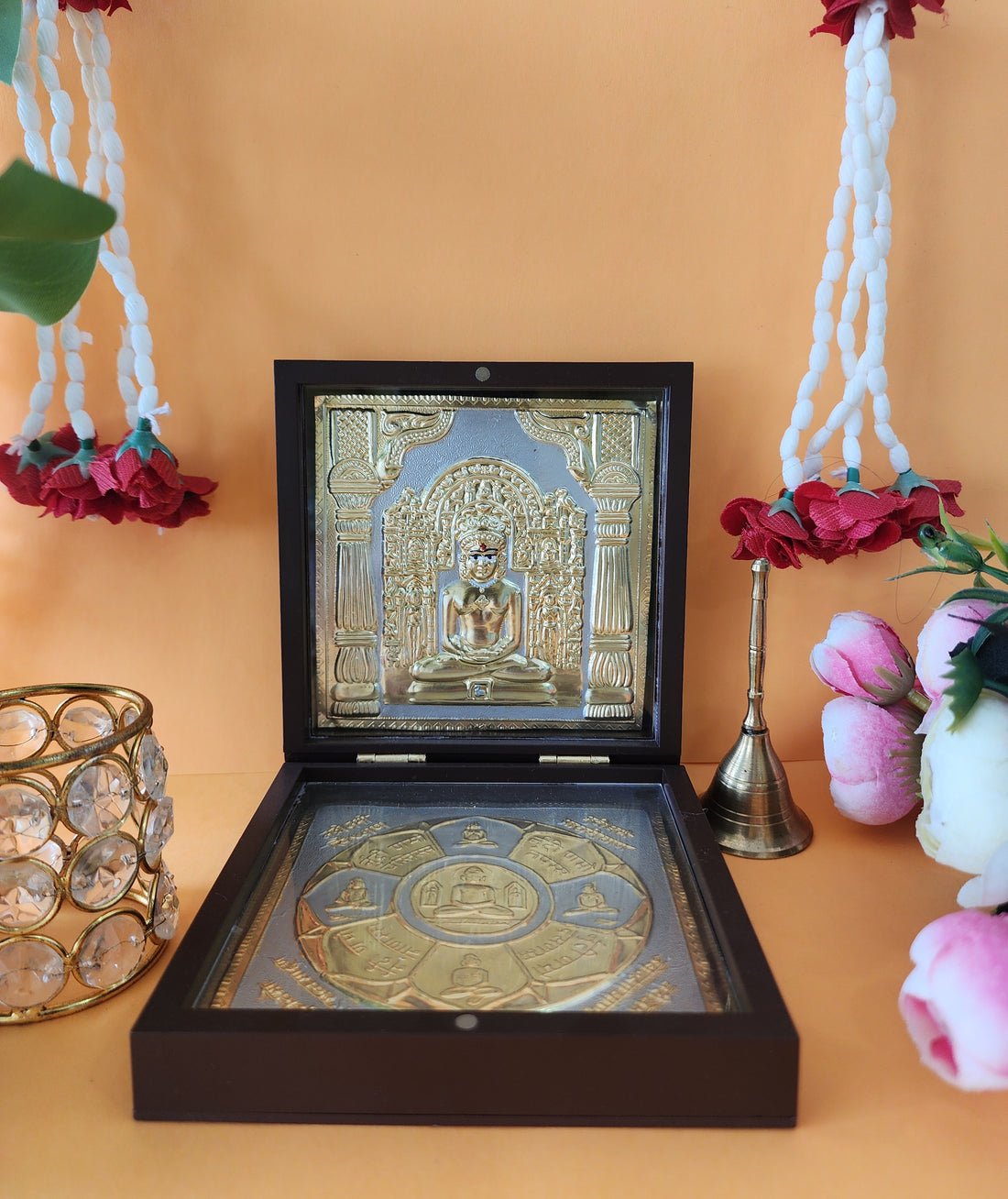 Medium Lord Mahavir Pocket Temple for Gifting and Home Decor