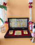 Trimurti Pocket Temple gold plated with flowers