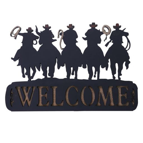 3D Rustic Rodeo Welcome Board Wooden Wemy Store