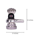 Silver Shivling with Base 3 inches