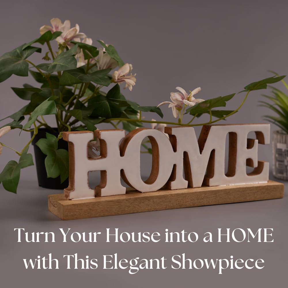Wooden "Home" Word home decor