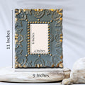 Grey shade Gold touch Photo Frame 11 inches
