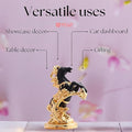 Gold Plated Jumping Knight Horse Statue uses explained