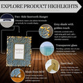 Grey shade Gold touch Photo Frame elements