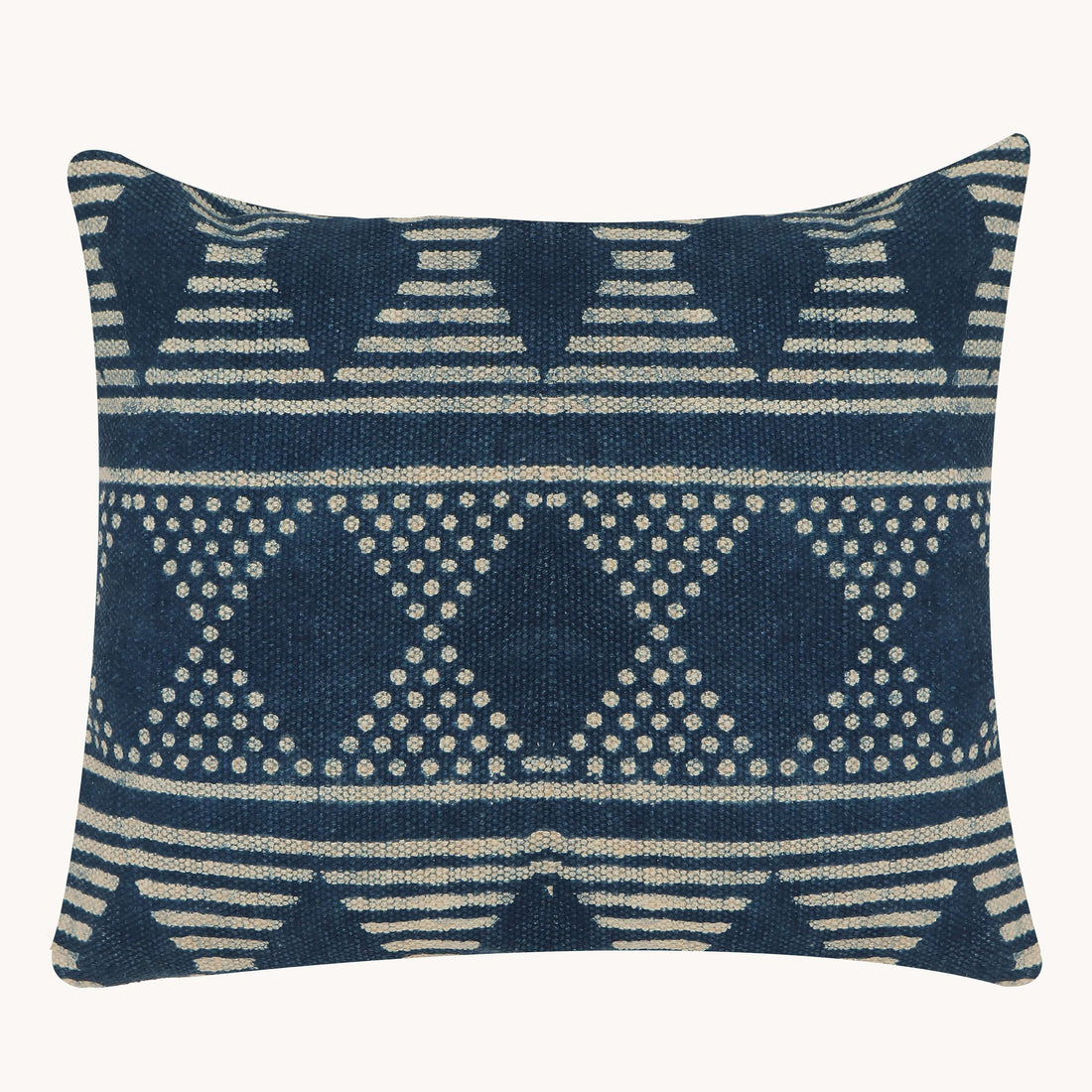 Blue Abstract Pattern Cushion Cover