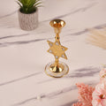 Star-Shaped design Brass Candle Holder