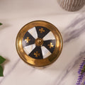 vintage brass trinket box​ upper angel photo