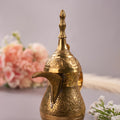 Brass Arabic Tea Pot Dallah opener photo