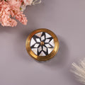 closed upper angel Small Brass Trinket Box for Jewelry