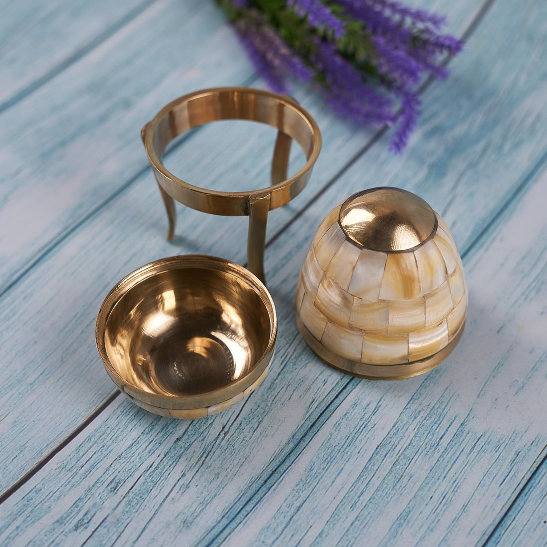 Egg-Shaped Trinket Box for Jewelry