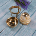 Open Egg-Shaped Trinket Box for Jewelry
