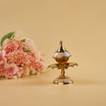 flower shape Incense Burner closed cap
