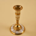 Single Candle Holder in brass