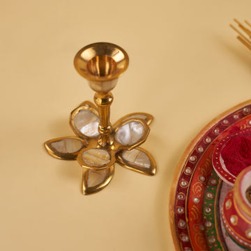 brass candle holders