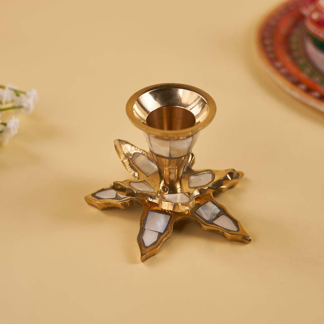 brass candle stand