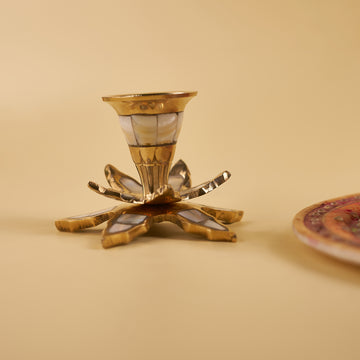 brass candle stand