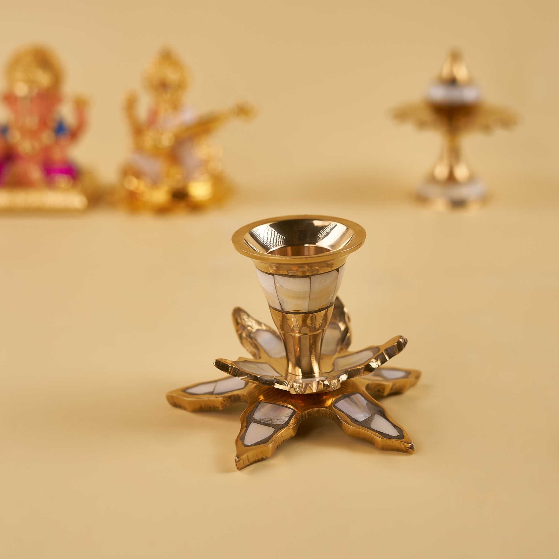 brass candle holder