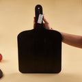 Black Wooden Platter with Handle