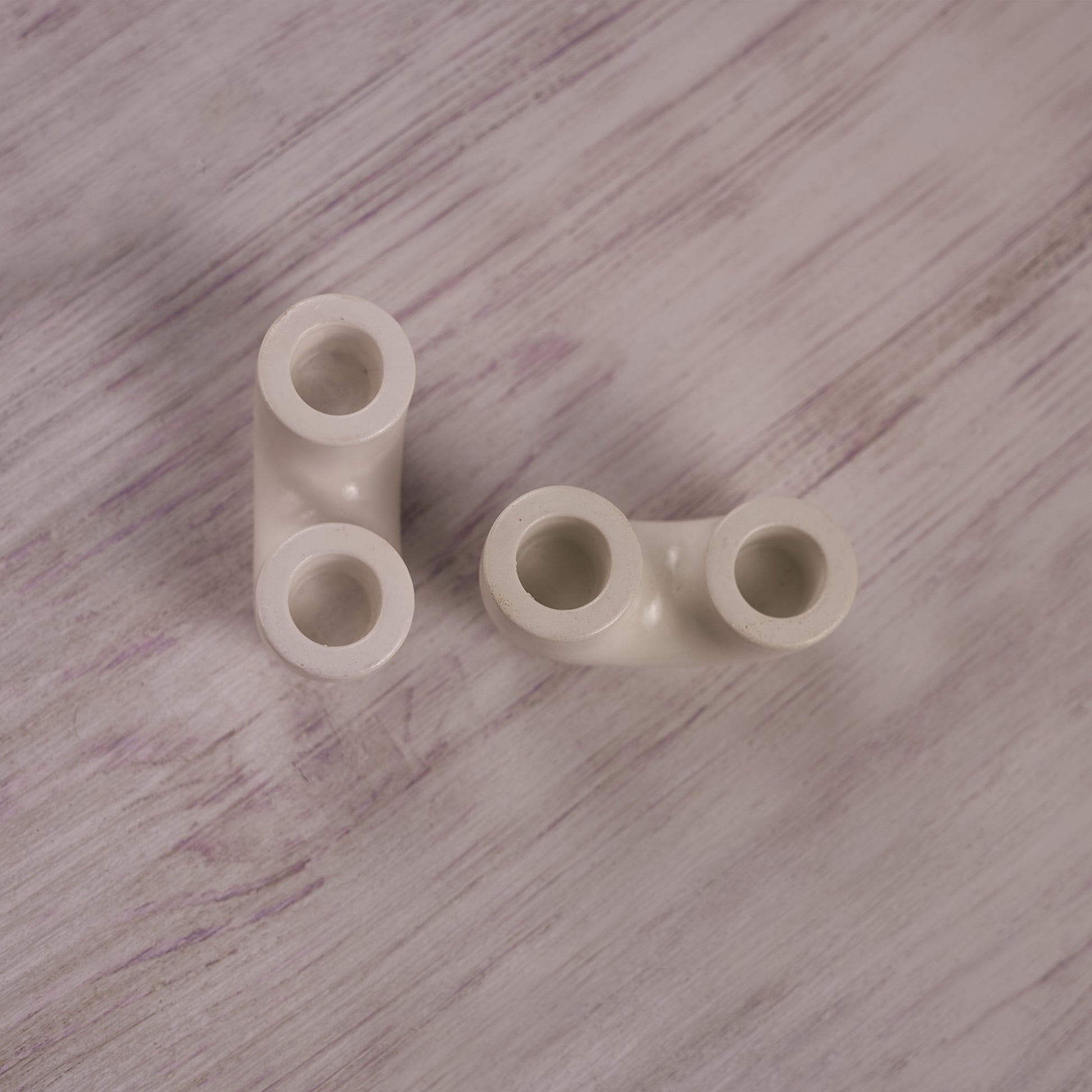 Ceramic Curved Candle Holder