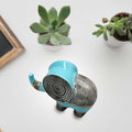 Single Spiral Head Elephant for Home Decor