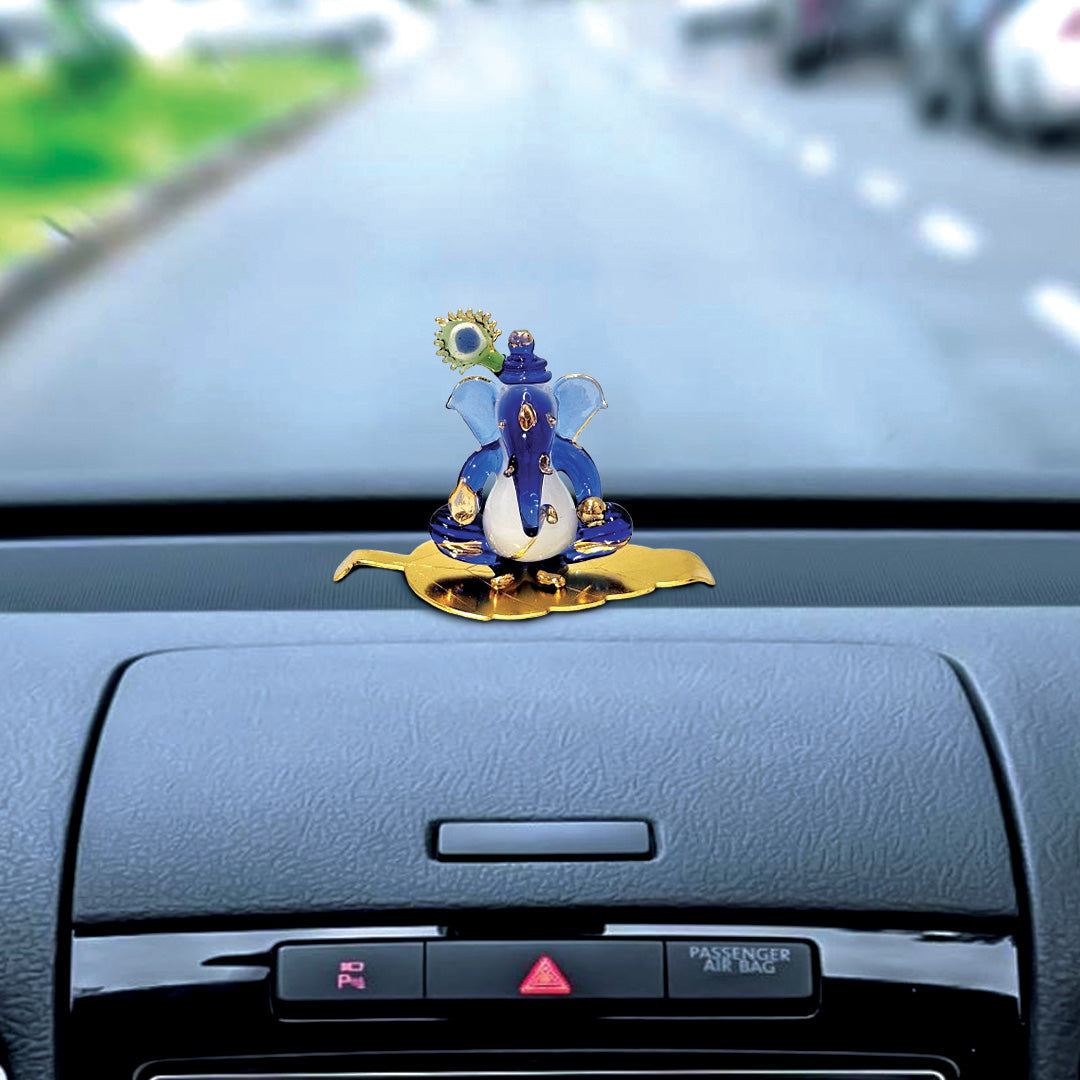 Morpankhi Ganesha Car Idol
