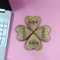 Wooden Carved 4 Heart