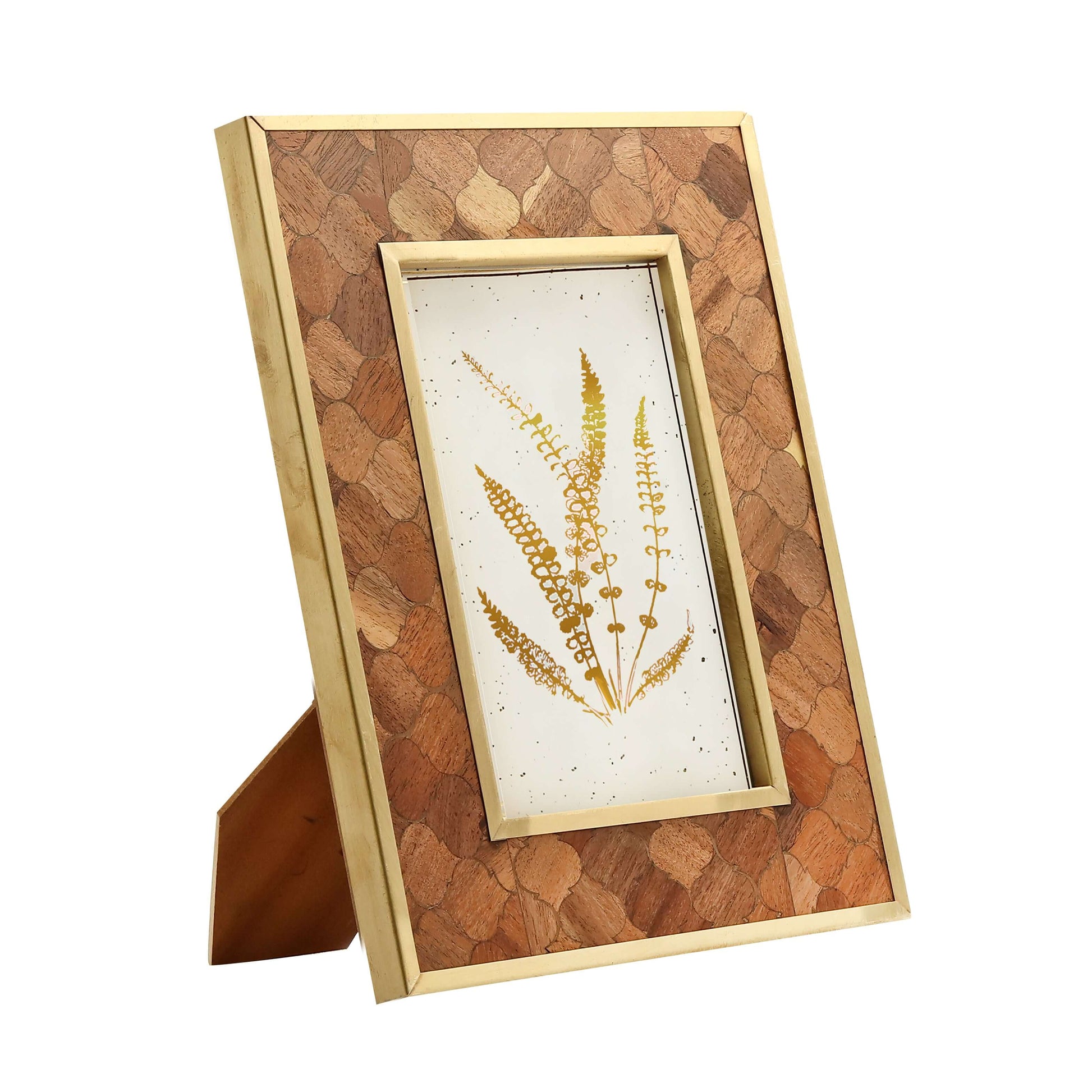 Teakwood frame for Home Decor on the its stand