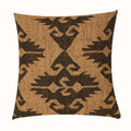 Hand Woven Jute Cushion Cover in coffee color