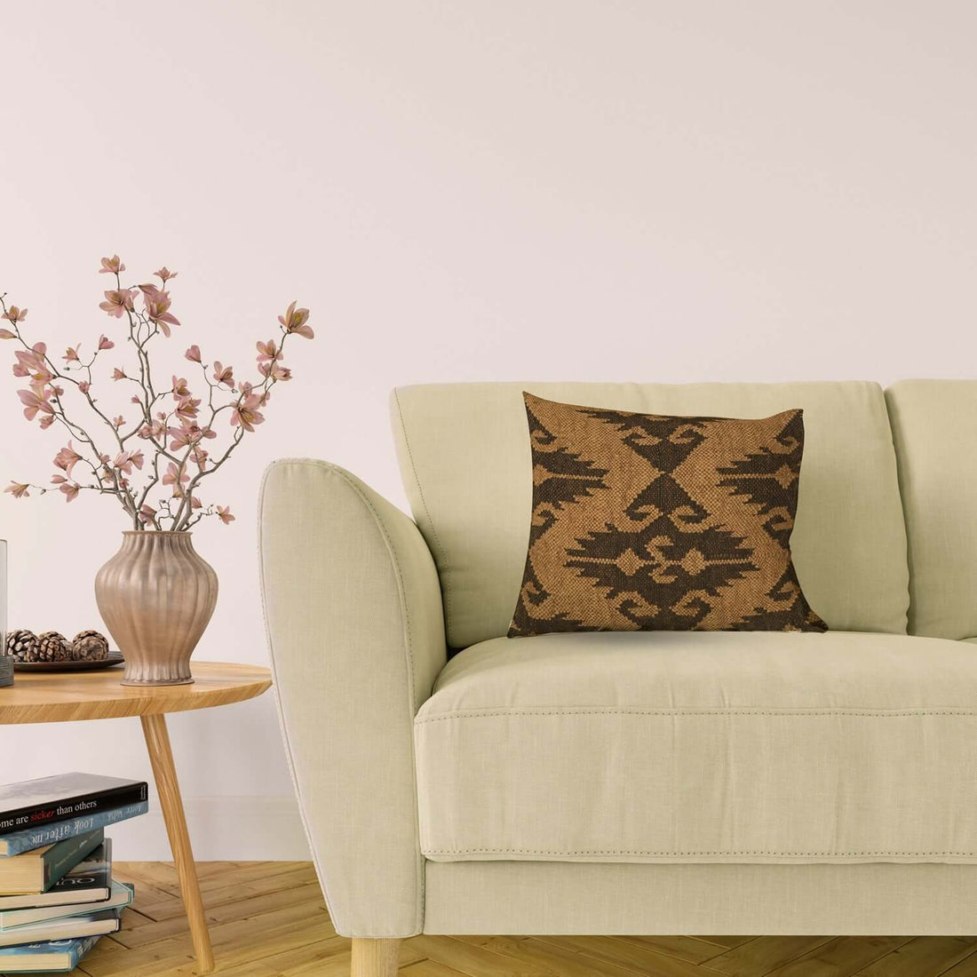 Hand Woven Jute Cushion Cover