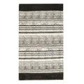 Black and White Block Print Rug