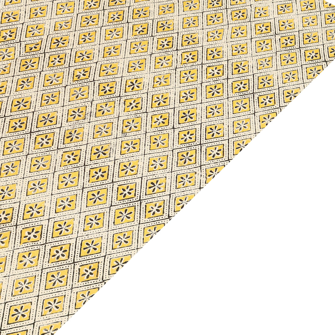 Geometric Flower Printed Rug for Home Decor