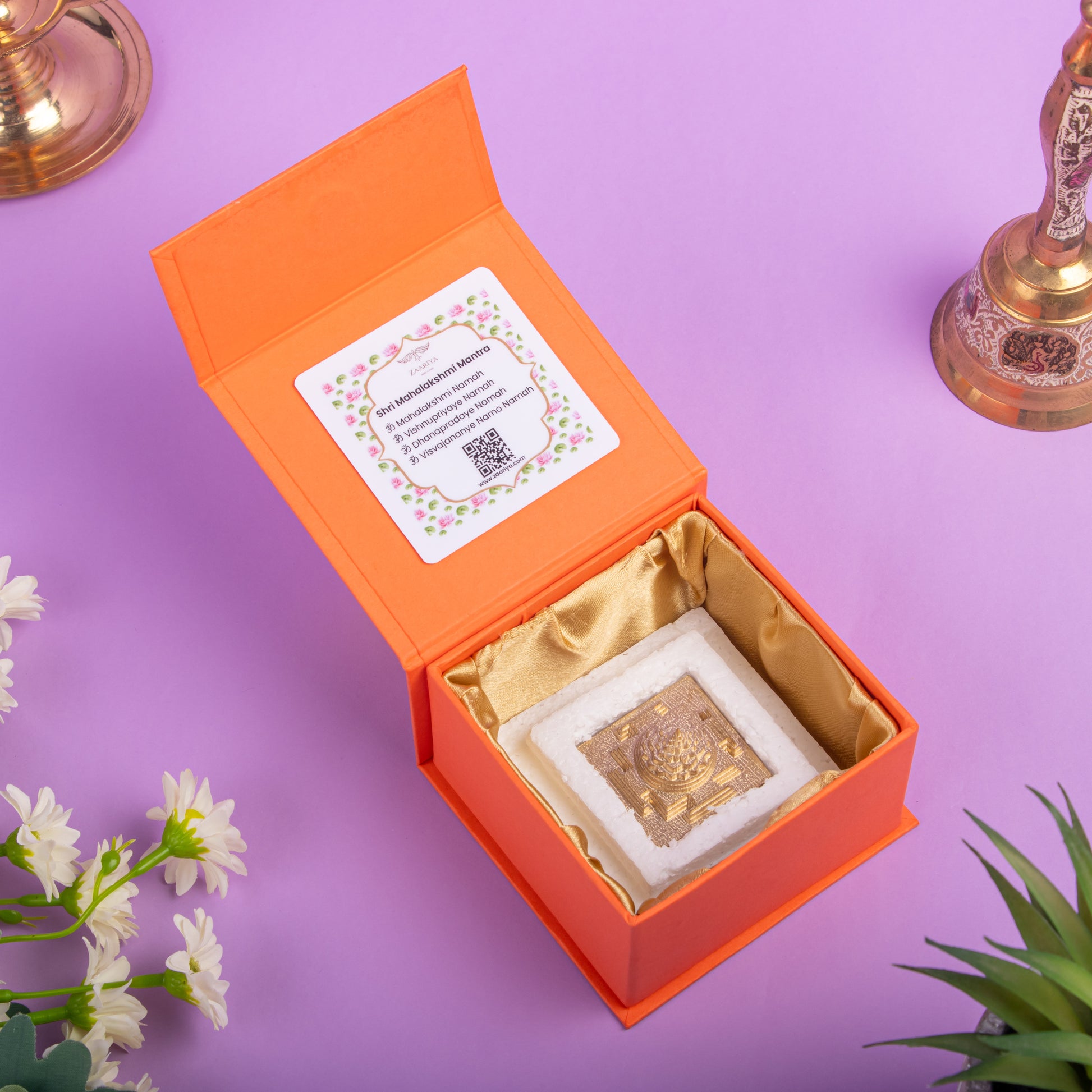 Laxmi Yantra in orange box