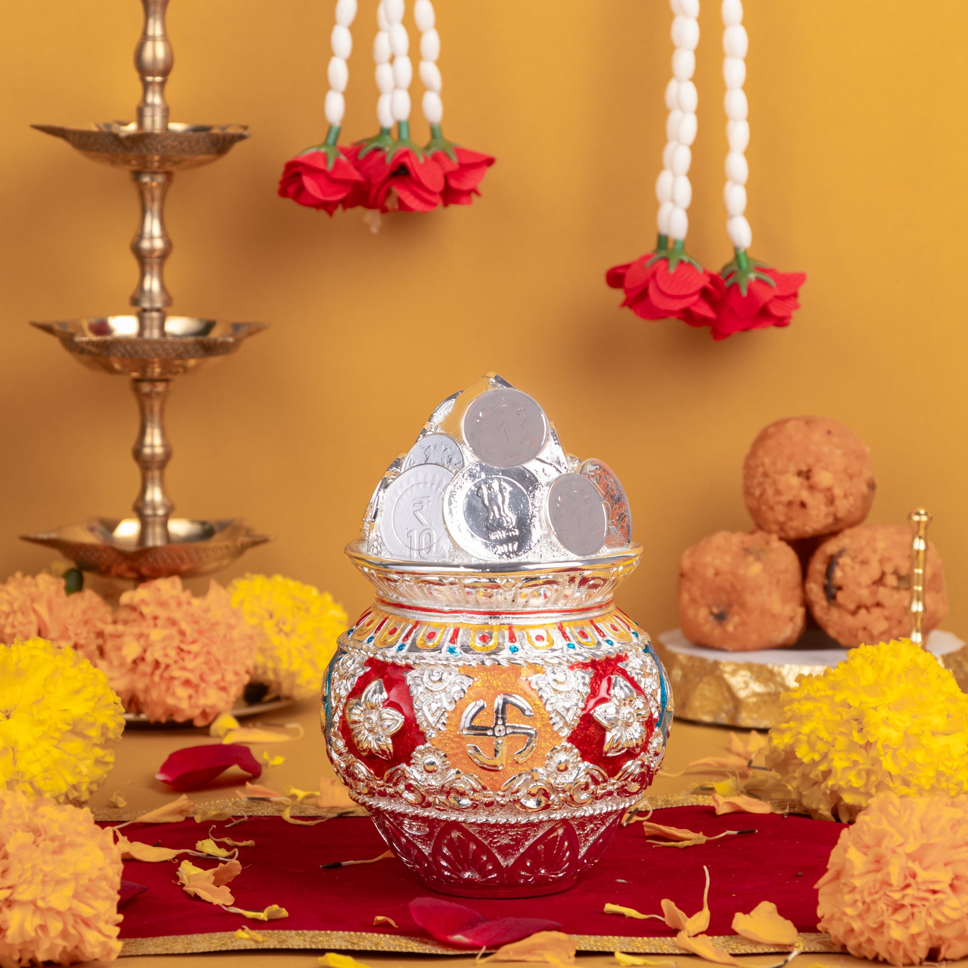 Silver Kuber Kalash