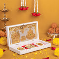 Laxmi Kuber Charan Paduka with turtle