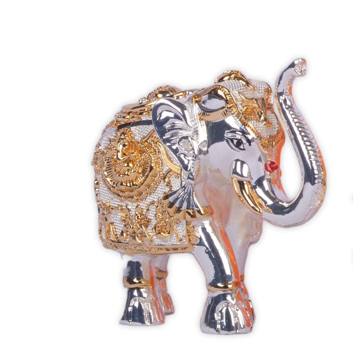 Silver plated Elephant Vastu