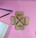 Best  Motivation Wooden Carved Hearts