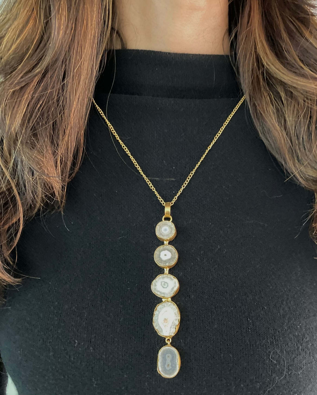 Stick Stone blue Necklace