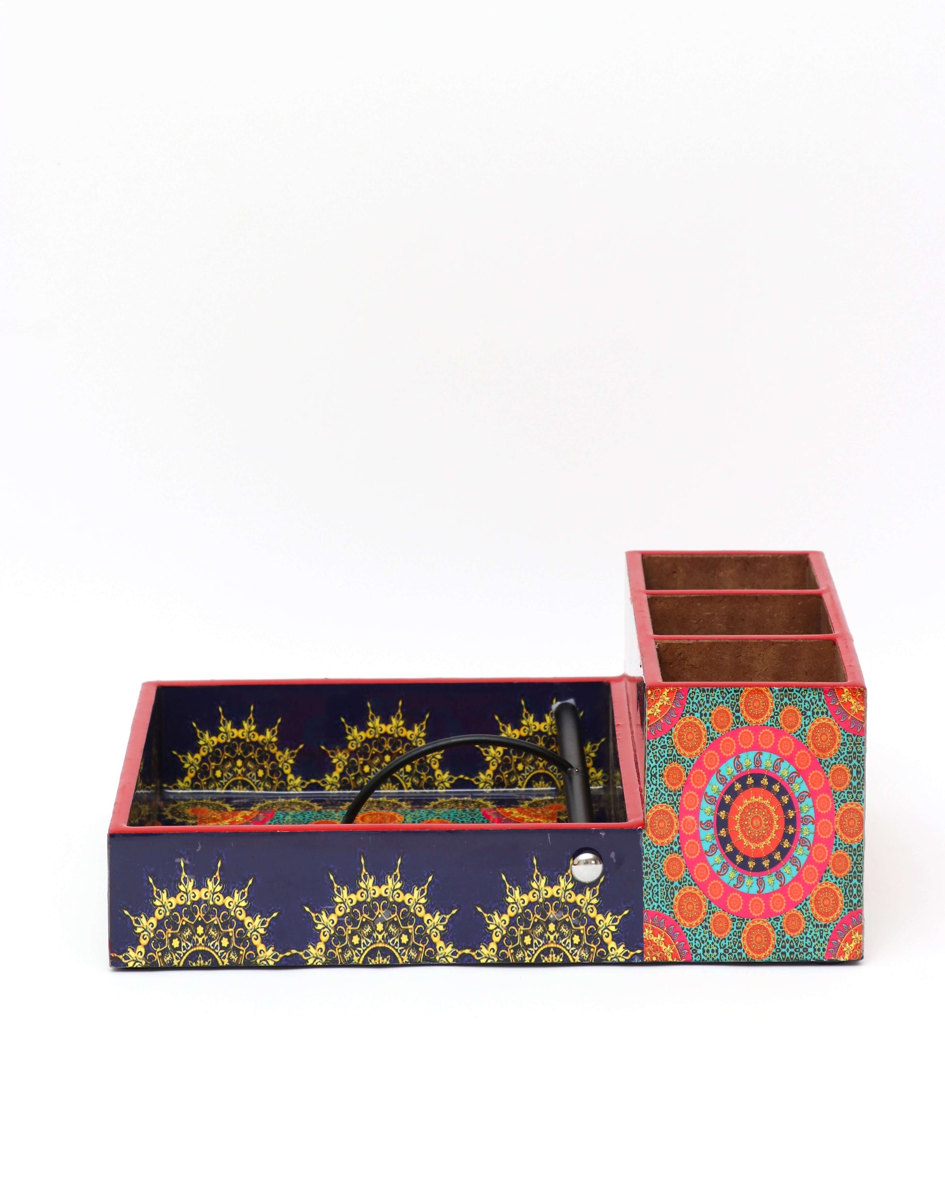 mandala Cutlery Stand with Tissue Holder​