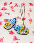 Ceramic hand incense holder