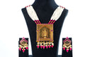 Temple Jewelry Pendant And Earring Set