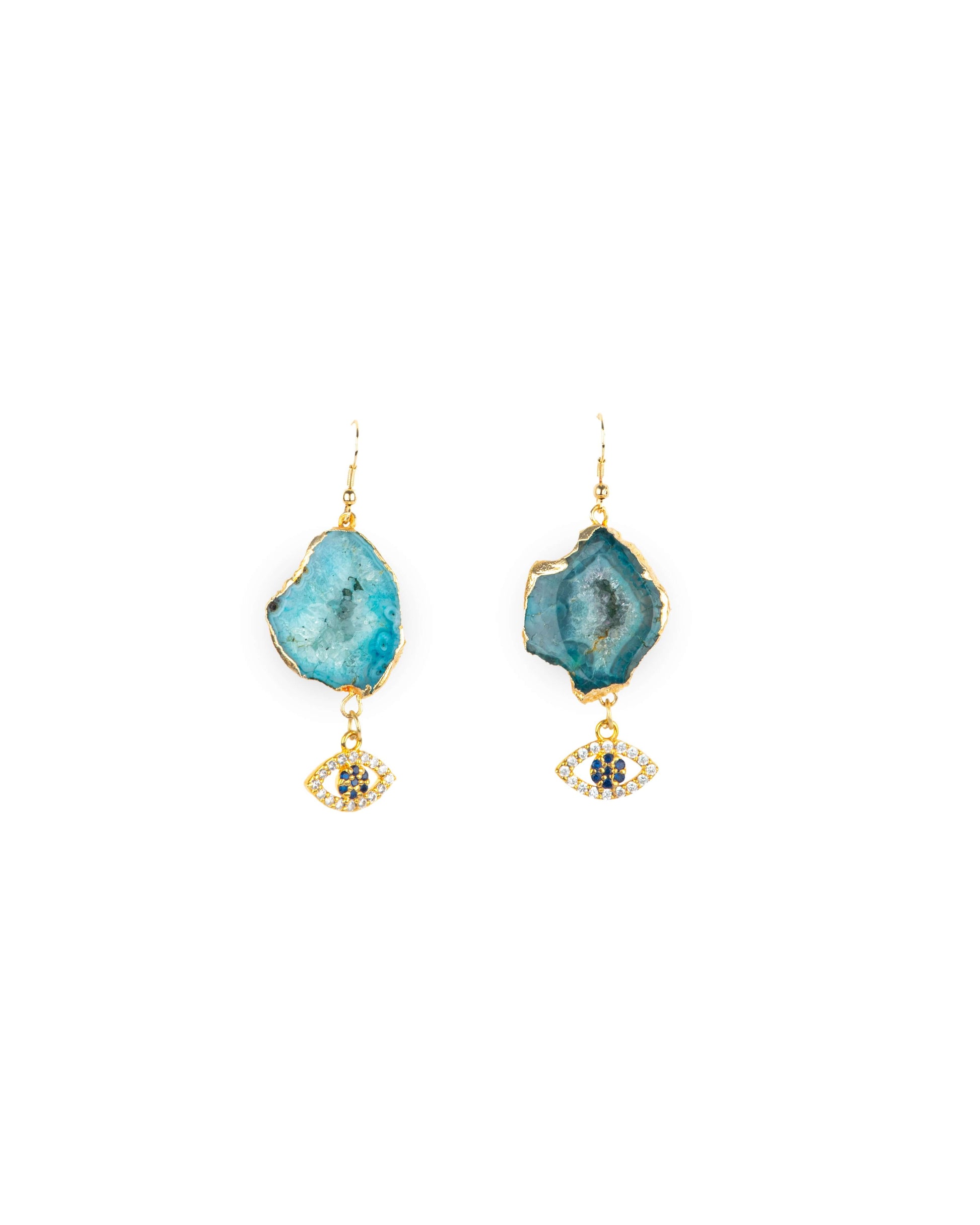 blue Agate Earrings