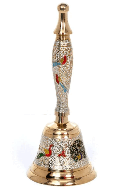 Handmade Brass Pooja Bell for Religious Ceremonies