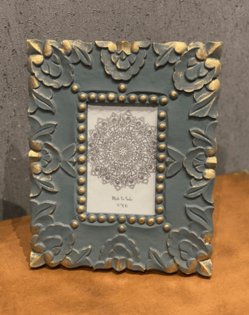 Grey Gold Photo Frame