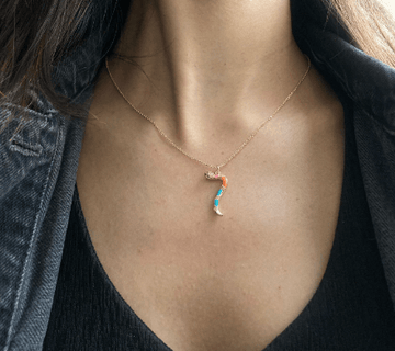 Coloured Snake Chain
